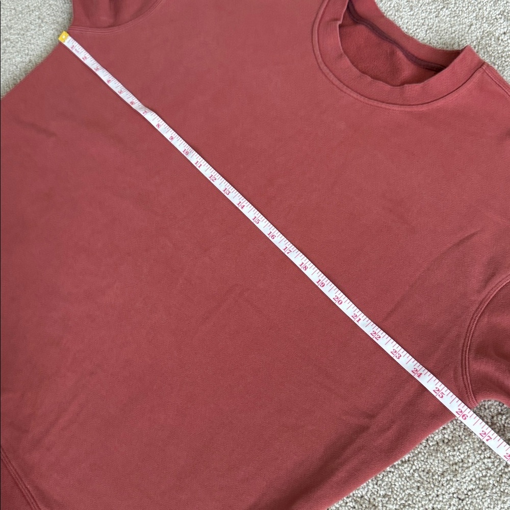 Lululemon Perfectly Oversized Crew Soft Cranberry - Picture 6 of 7